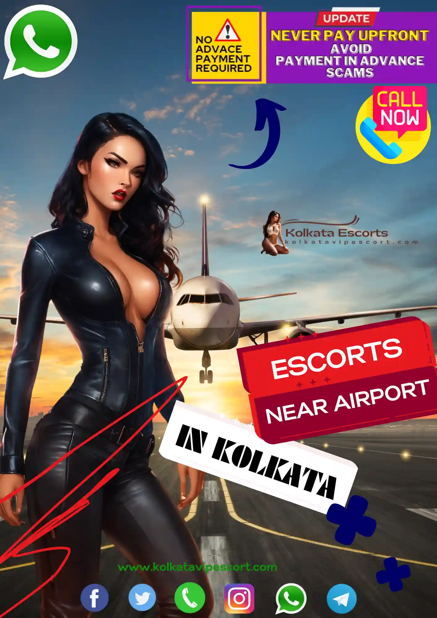 Escorts in Kolkata Airport