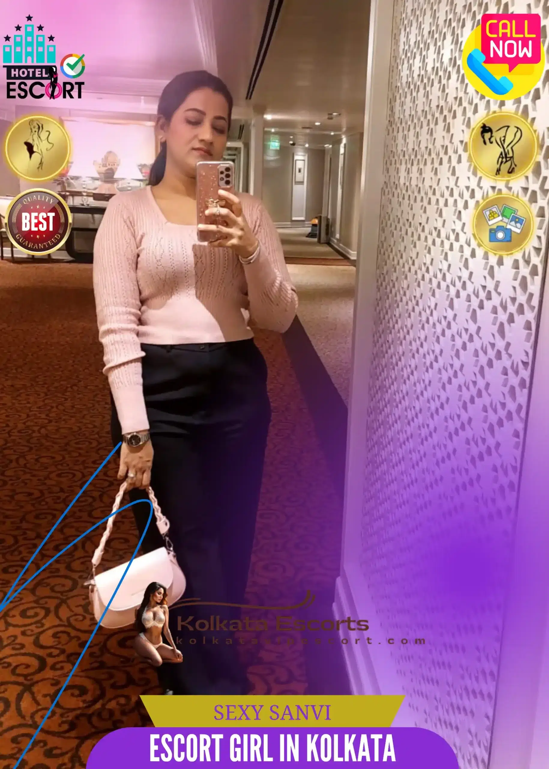 Air Hostess Sanvi Escort